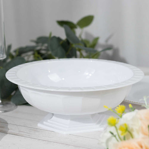compote bowl, compote vases, compote centerpiece, plastic compote vase, floral compote#color_parent