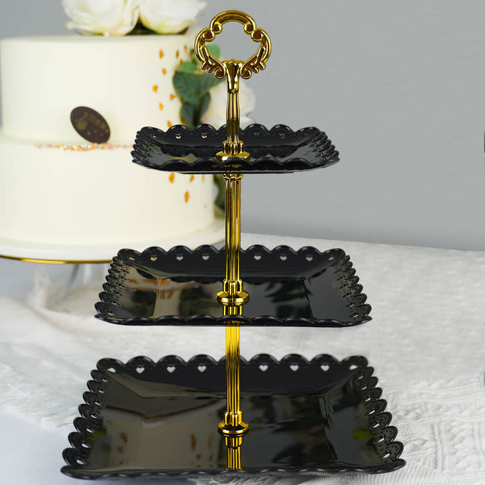 3 tier cupcake stand, plastic cupcake stand, tiered dessert tray, cupcake, display stand, cupcake tower stand#color_parent