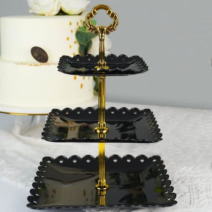 3 tier cupcake stand, plastic cupcake stand, tiered dessert tray, cupcake, display stand, cupcake tower stand#color_parent