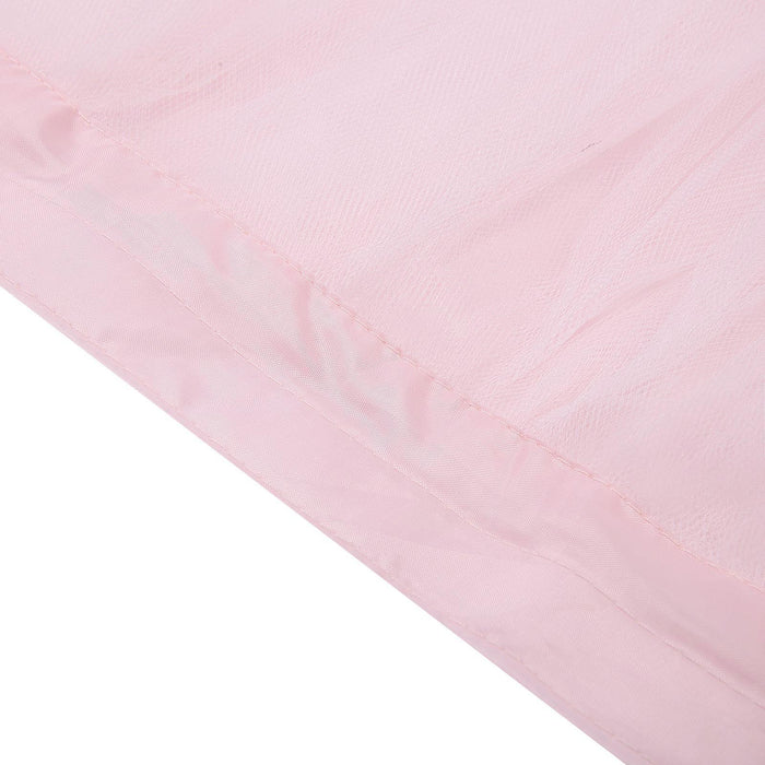table skirt, tulle table skirt, table skirt tutu, tutu table skirt#color_blush