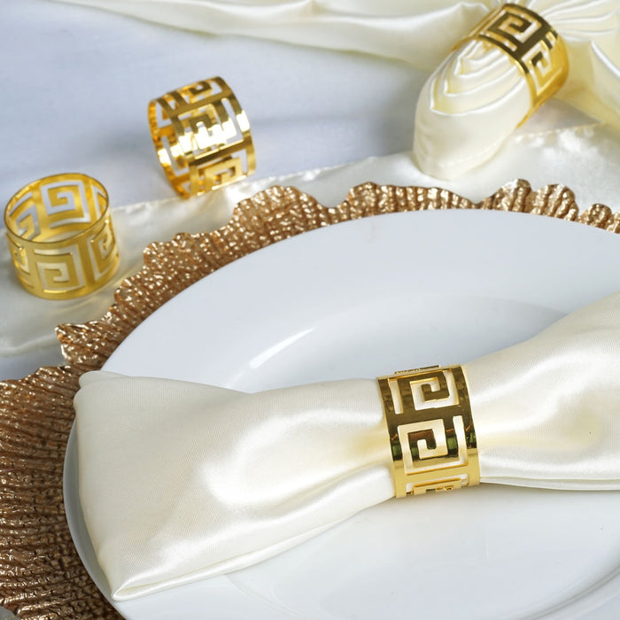 Napkin Holder Rings, Table Napkin Rings, Napkin Rings, modern napkin rings, elegant napkin rings#color_gold