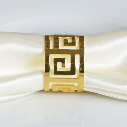Napkin Holder Rings, Table Napkin Rings, Napkin Rings, modern napkin rings, elegant napkin rings#color_gold