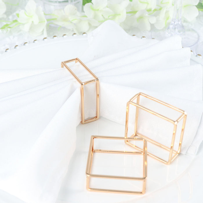napkin rings, napkin holder rings, modern napkin rings, metal napkin rings, square napkin rings#color_parent