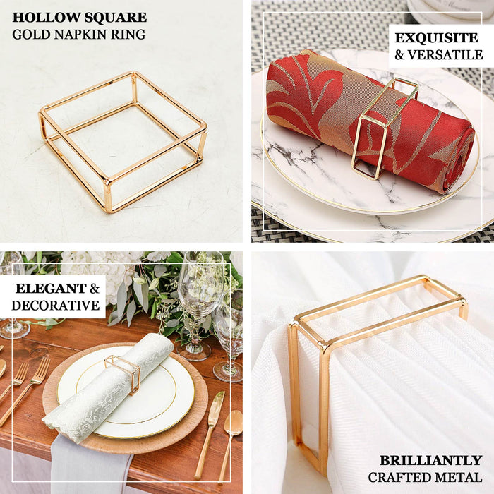 napkin rings, napkin holder rings, modern napkin rings, metal napkin rings, square napkin rings#color_parent