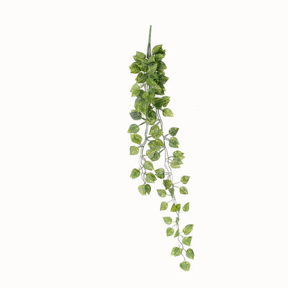 silk, artificial pothos plant, greenery garland, leaf garland, decorative vines#color_green