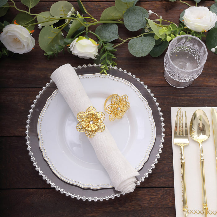 metal, napkin rings, napkin holder rings, table napkin rings, unique napkin rings#color_gold