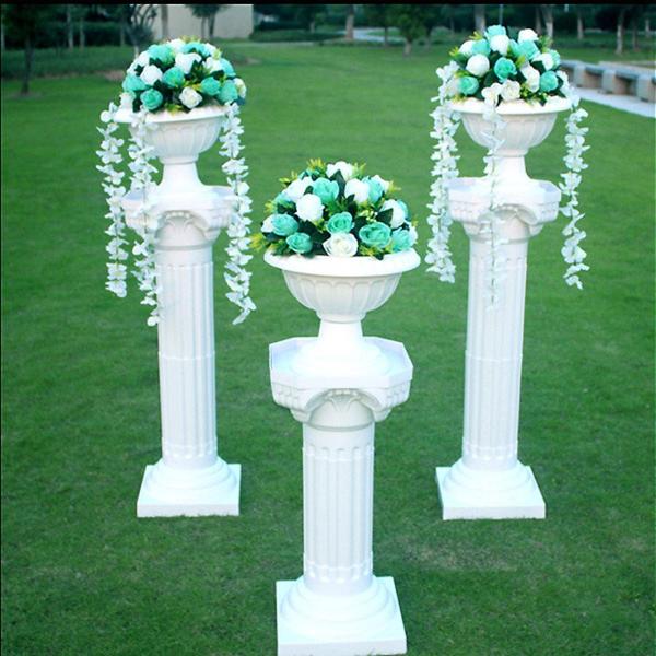Decorative Columns, White Column Pedestal, Column Pedestal Plant Stand, Pedestal Plant Stand, Column Plant Stand, White Planters#color_parent