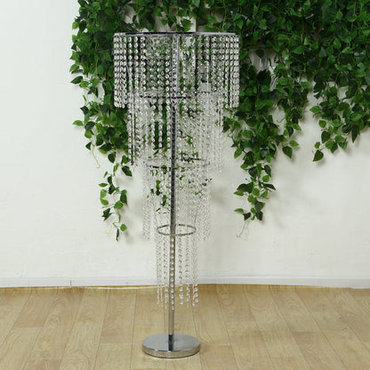 crystal centerpiece, beaded table centerpiece, chandelier stand, floral stand, beaded flower stand, flower stand, 4 tier crystal floral stand, 4 tier floral stand#color_parent