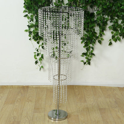 crystal centerpiece, beaded table centerpiece, chandelier stand, floral stand, beaded flower stand, flower stand, 4 tier crystal floral stand, 4 tier floral stand#color_parent