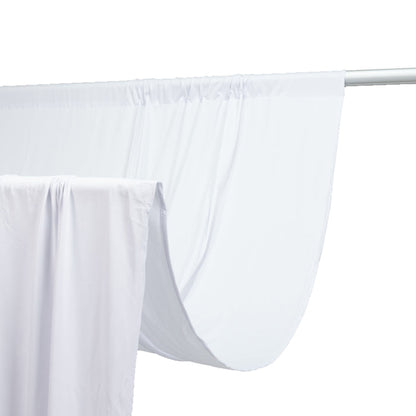 spandex curtain, curtain, backdrop, drape, backdrop curtain, 5ftx20ft spandex backdrop, curtain drape#color_white