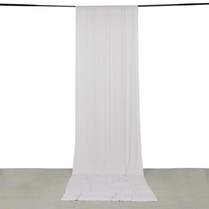 spandex, backdrop curtains, drapery panel, linen curtains, photography backdrops#color_white