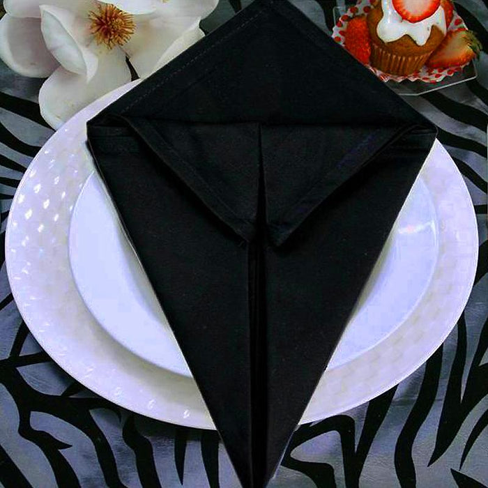 cotton cloth napkins, cotton napkins, dining napkin, cotton dinner napkins, decorative napkins#color_black