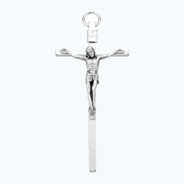 5" Silver Crucifix
