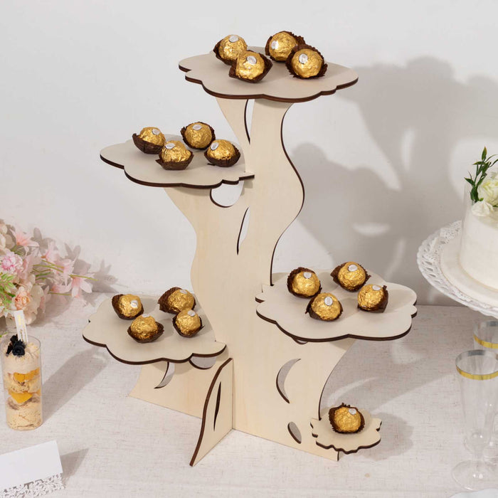 wood dessert stand, cupcake stand, rustic cupcake stand, cupcake holders, display stand#color_parent