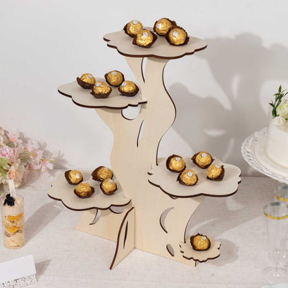 wood dessert stand, cupcake stand, rustic cupcake stand, cupcake holders, display stand#color_parent