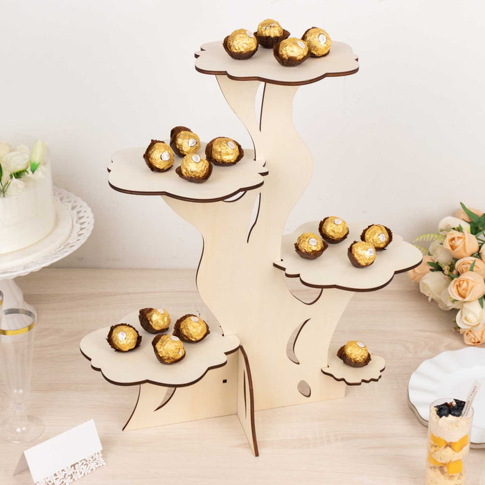 wood dessert stand, cupcake stand, rustic cupcake stand, cupcake holders, display stand#color_parent