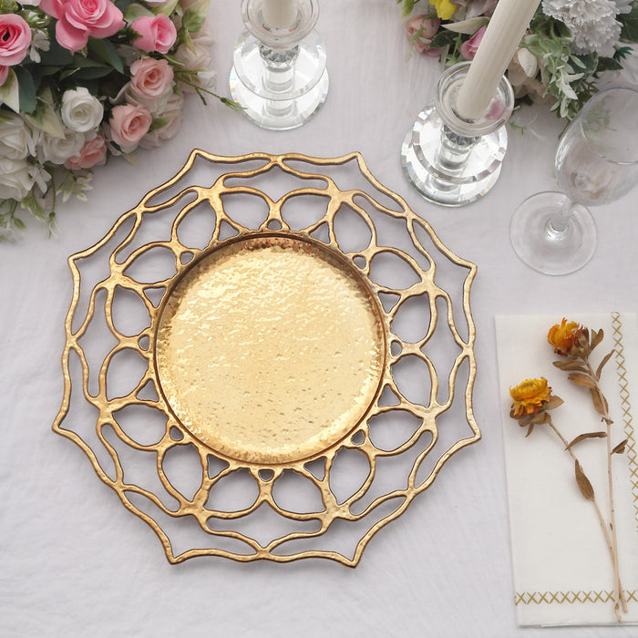 acrylic charger plates, decorative charger plates, dinner plate chargers, dinner chargers, gold charger plates#color_parent