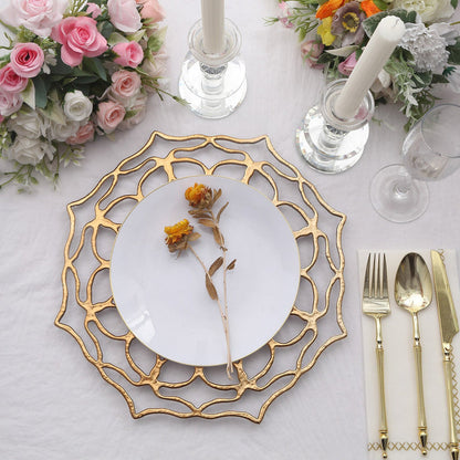 acrylic charger plates, decorative charger plates, dinner plate chargers, dinner chargers, gold charger plates#color_parent