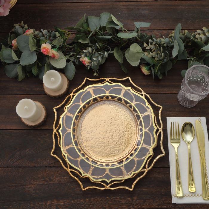 acrylic charger plates, decorative charger plates, dinner plate chargers, dinner chargers, gold charger plates#color_parent