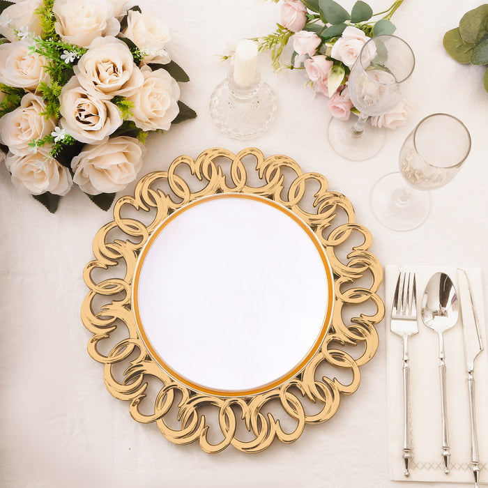 plastic, charger plates, dinnerware chargers, decorative chargers, table chargers#color_parent