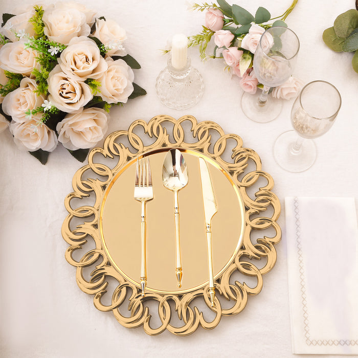 plastic, charger plates, dinnerware chargers, decorative chargers, table chargers#color_parent