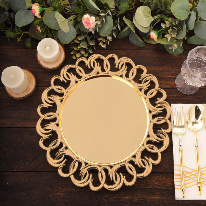 plastic, charger plates, dinnerware chargers, decorative chargers, table chargers#color_parent
