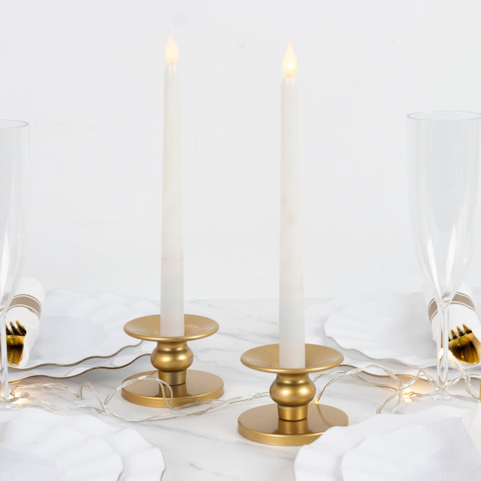 metal candle holder, candle holder, reversible candle holder, taper candle holder, pillar candle holder, candle stands#color_gold