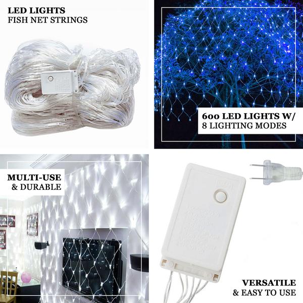 Led Net Lights, Led Net Lights Outdoor, Christmas Net Lights, Net Lights For Bushes, Led Mesh Lights#color_parent