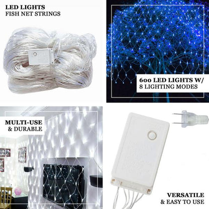 Led Net Lights, Led Net Lights Outdoor, Christmas Net Lights, Net Lights For Bushes, Led Mesh Lights#color_parent
