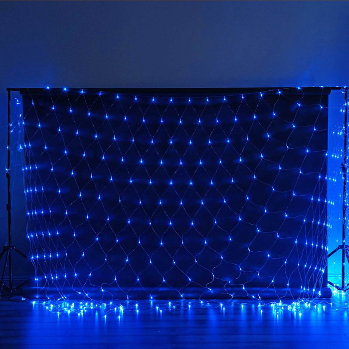 Led Net Lights, Led Net Lights Outdoor, Christmas Net Lights, Net Lights For Bushes, Led Mesh Lights#color_blue