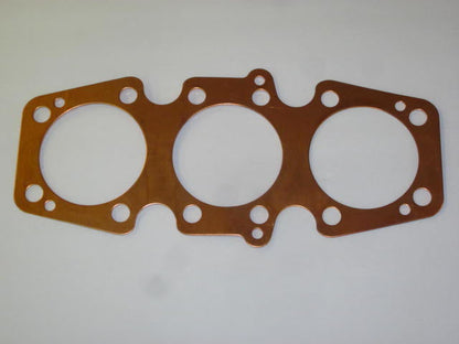 71-4205 T150 T160 Trident copper head gasket annealed Triumph triple headgasket