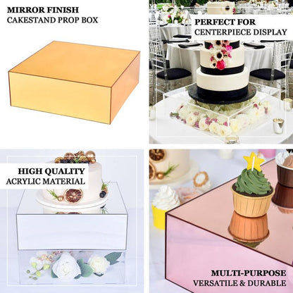 Acrylic Display Box, Pedestal Stand, Plastic Display Box, Pedestal Riser, Cake Separator#color_parent
