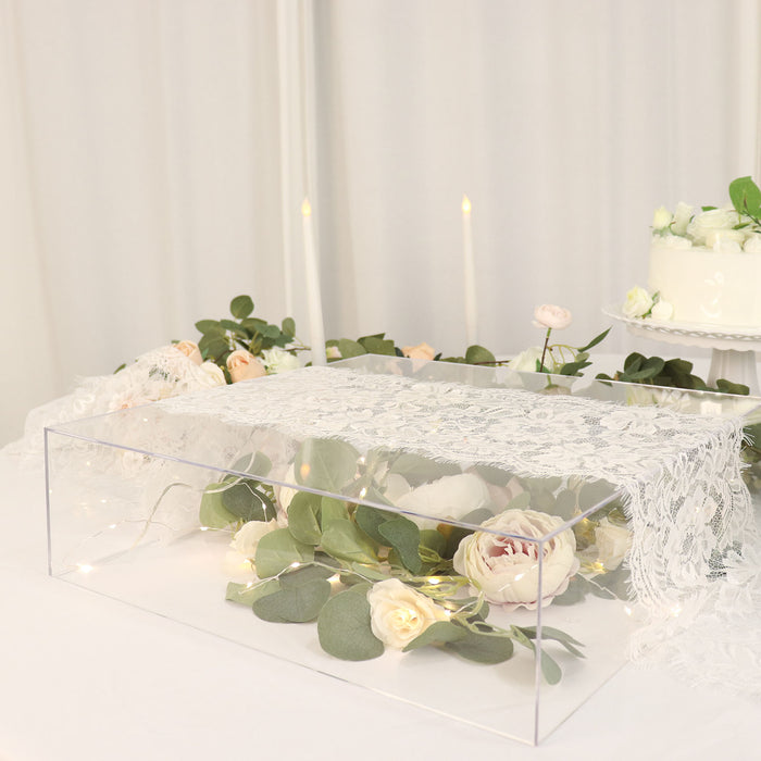 Acrylic Display Box, Pedestal Stand, Plastic Display Box, Pedestal Riser, Cake Separator#color_parent