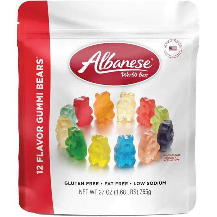Albanese 12 Flavor Gummi Bears 27 oz.