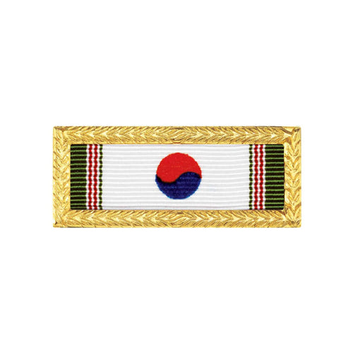 Army Korean Presidential Unit Citation Ribbon & Gold Frame
