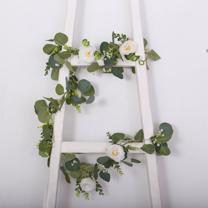 eucalyptus garlands, artificial garland, greenery garland, leaf garland, flower garland#color_parent