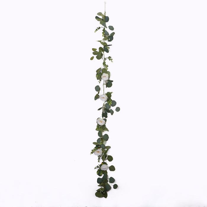 eucalyptus garlands, artificial garland, greenery garland, leaf garland, flower garland#color_parent