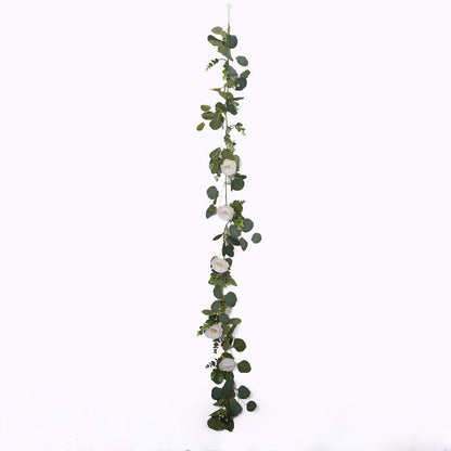 eucalyptus garlands, artificial garland, greenery garland, leaf garland, flower garland#color_parent