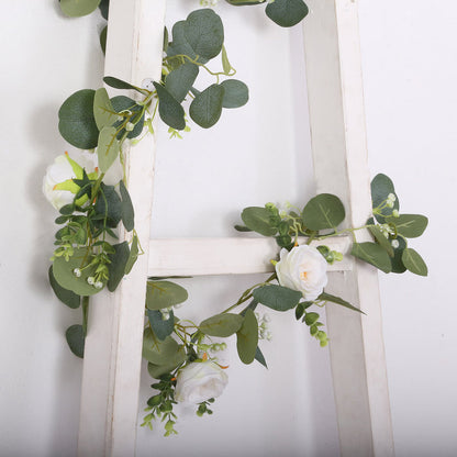 eucalyptus garlands, artificial garland, greenery garland, leaf garland, flower garland#color_parent