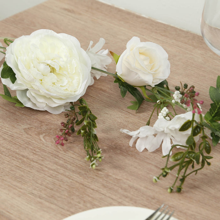 artificial flowers, silk flowers, flower garland, greenery garland, hanging vines, floral garland, faux flowers, fake flowers,silk hanging vines#color_parent