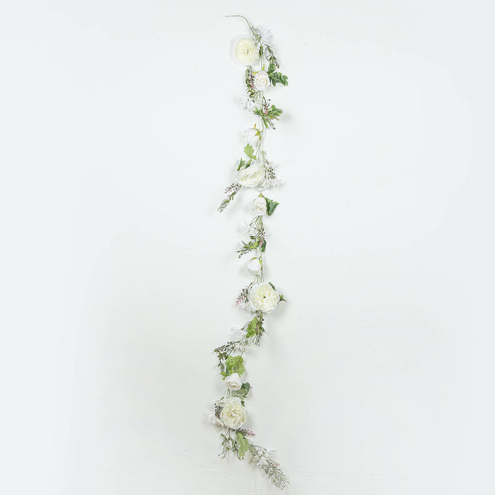 artificial flowers, silk flowers, flower garland, greenery garland, hanging vines, floral garland, faux flowers, fake flowers,silk hanging vines#color_parent