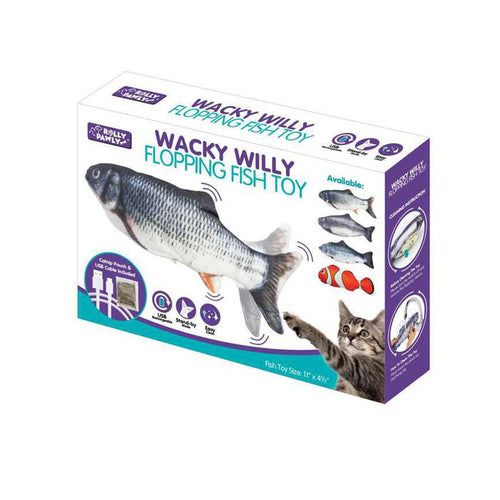 As Seen On TV Wacky Willy Flopping Fish Toy