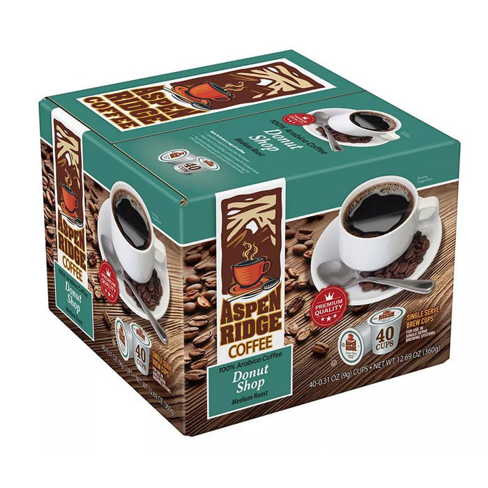 Aspen Ridge Donut Shop 40 ct. Medium Roast