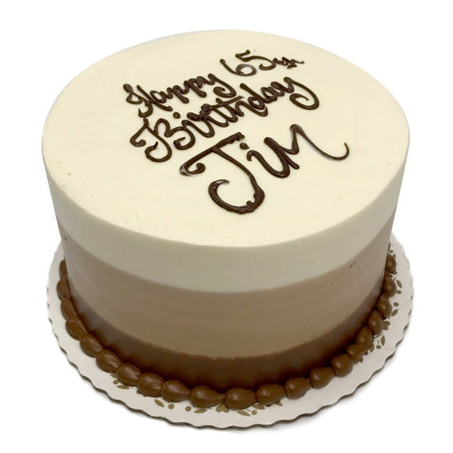 Banded Chocolate Theme Cake Freed's Bakery