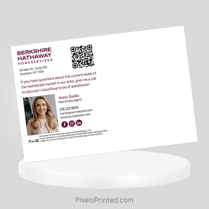 Berkshire Hathaway Fall Maintenance postcards PixelsPrinted