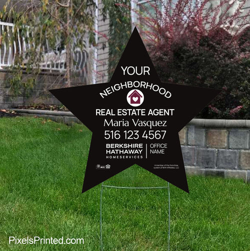 Berkshire Hathaway your neighborhood agent signs yard signs PixelsPrinted