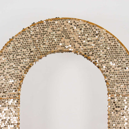 sequin, arch backdrop cover, backdrop fabric, arch covers, backdrop stand cover#color_gold