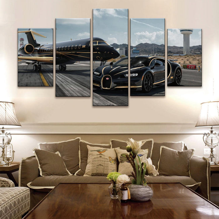Bugatti Chiron 5 Panel Canvas Print Wall Art - GotItHere.com