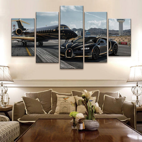 Bugatti Chiron 5 Panel Canvas Print Wall Art - GotItHere.com
