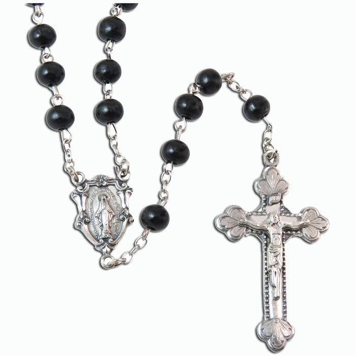 Black Wood Rosary